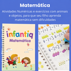 Cadernos Mágico de Caligrafia  Reutilizável Sank + 1 Caneta com 10 refis