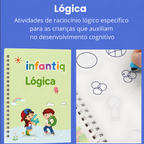 Cadernos Mágico de Caligrafia  Reutilizável Sank + 1 Caneta com 10 refis