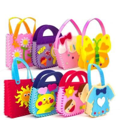 Kit de Costura de Bolsa Infantil Montessori. Desenvolve foco e concentração - ULTIMAS UNIDADES
