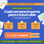 Caderno de Atividades Infantil MagicBook — Desenvolve concentração, raciocínio e autonomia em 15 minutos por dia, COMPRE 2 E LEVE 3