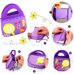 Kit de Costura de Bolsa Infantil Montessori. Desenvolve foco e concentração - ULTIMAS UNIDADES