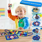 BrinqueFácil | Livro Sensorial Montessori com Atividades