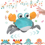 Caranguejo Fujão  | Brinquedo de Engatinhar com Corda para Bebês