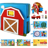FeltStory | Livro Educativo de Atividades em Feltro Montessori