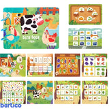 Livro Interativo Montessori QuietBook | Aprendizado Divertido e Educativo
