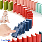 Embalagem do Domino Express com visual educativo e atrativo. Excelente opção de presente criativo para crianças