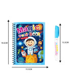 Livro Mágico Reutilizável | Pintura com Água Infantil