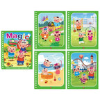 Livro Mágico Reutilizável | Pintura com Água Infantil