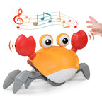 Caranguejo Fujão  | Brinquedo de Engatinhar com Corda para Bebês